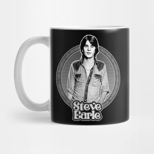 Steve Earle // Outlaw Country Retro Fan Design Mug